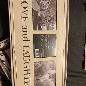 Love and laughter collage frame